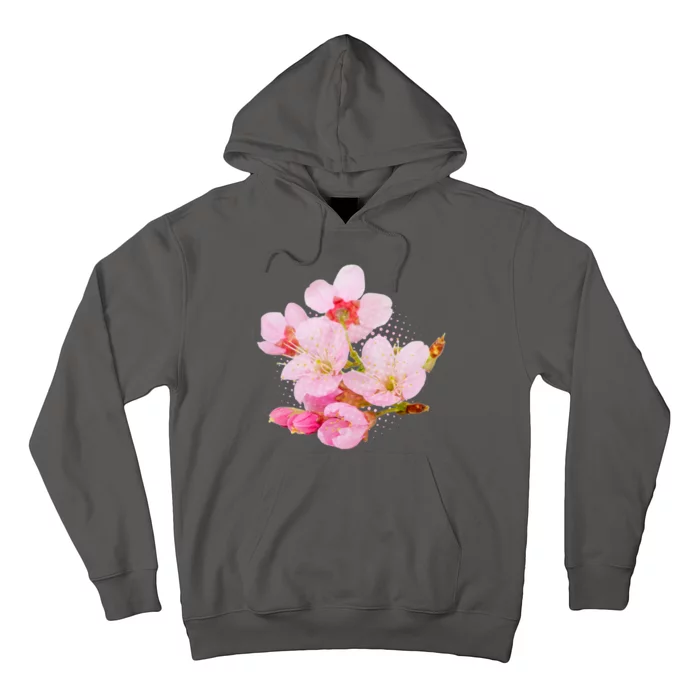 Pink Springtime Cherry Blossoms Sakura Hoodie