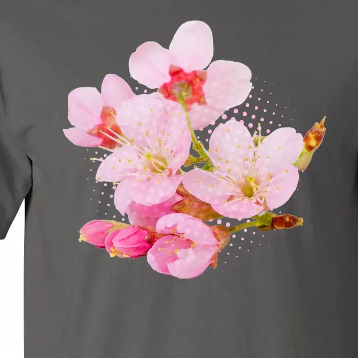 Pink Springtime Cherry Blossoms Sakura Tall T-Shirt