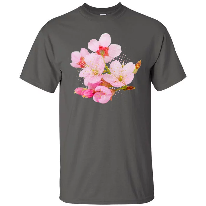 Pink Springtime Cherry Blossoms Sakura Tall T-Shirt