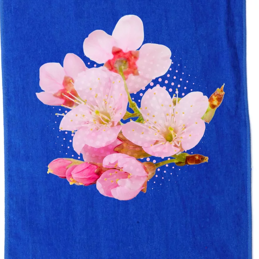 Pink Springtime Cherry Blossoms Sakura Platinum Collection Golf Towel