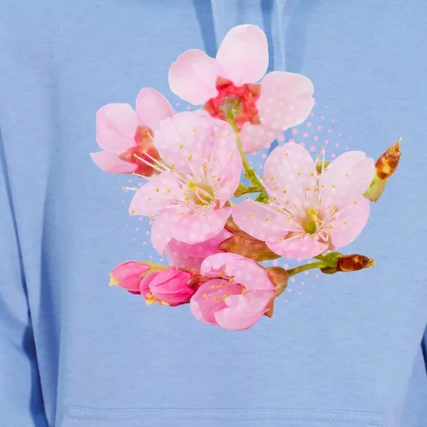 Pink Springtime Cherry Blossoms Sakura Unisex Surf Hoodie