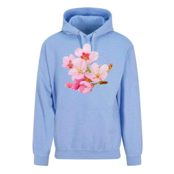 Pink Springtime Cherry Blossoms Sakura Unisex Surf Hoodie