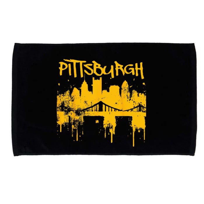 Pittsburgh Sl City Skyline Microfiber Hand Towel