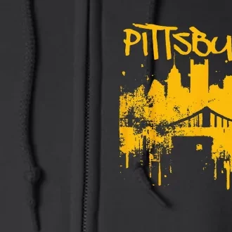 Pittsburgh Sl City Skyline Full Zip Hoodie