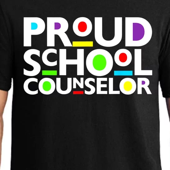 Proud School Counselor Africa Pride Black History Month Pajama Set