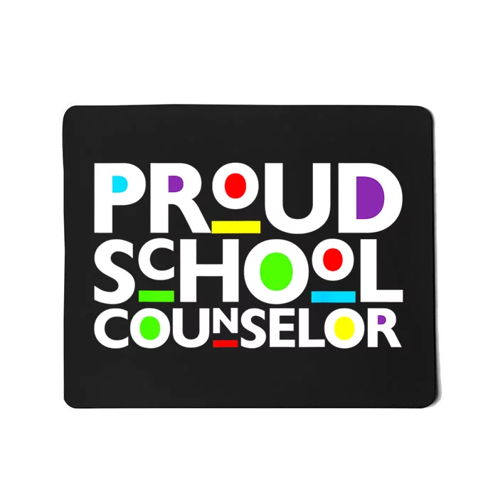 Proud School Counselor Africa Pride Black History Month Mousepad