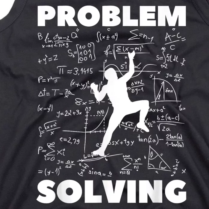 Problem Solving Climber Gift Rock Climbing Bouldering Pun Tank Top