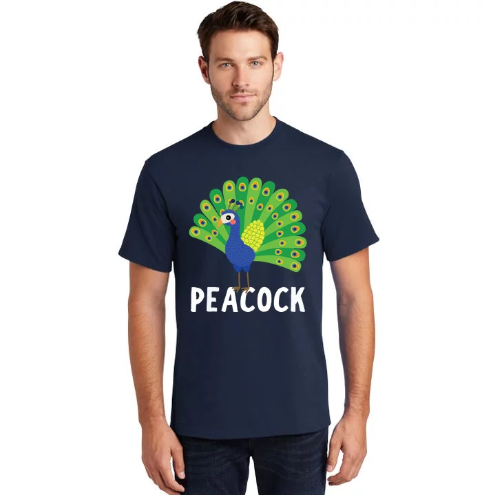 Peacock Shirts Cute Peacock Gift Tall T-Shirt