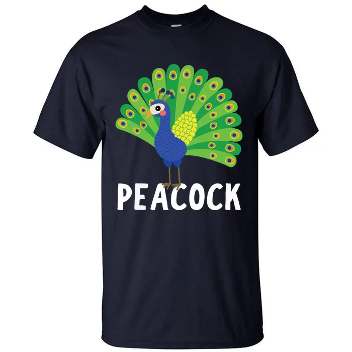 Peacock Shirts Cute Peacock Gift Tall T-Shirt