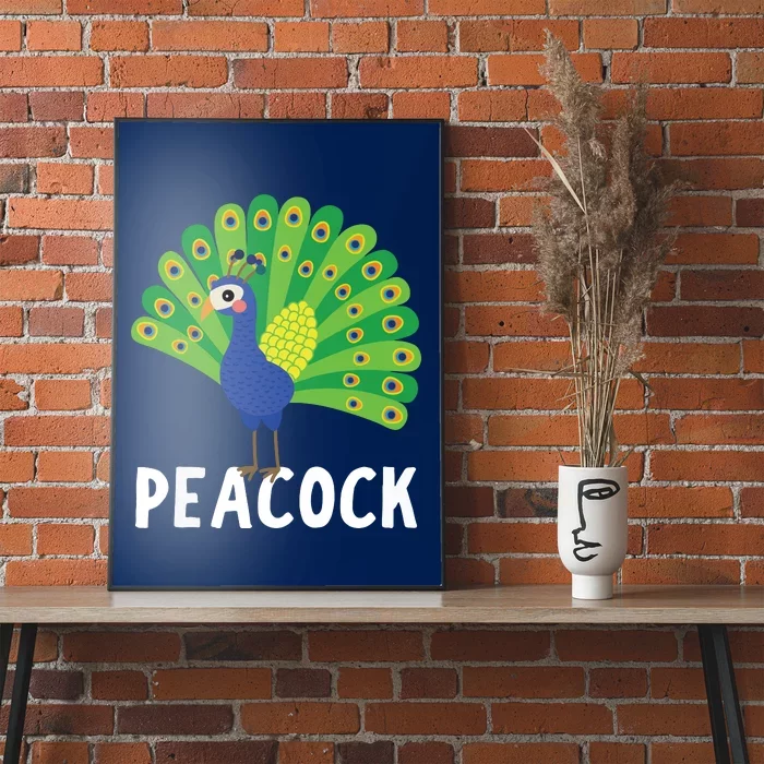 Peacock Shirts Cute Peacock Gift Poster