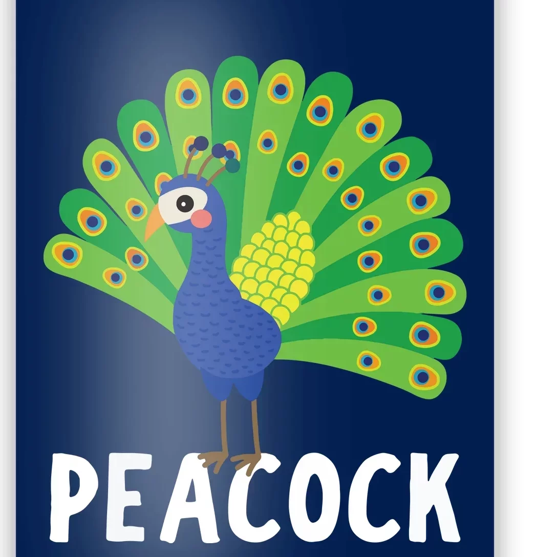 Peacock Shirts Cute Peacock Gift Poster