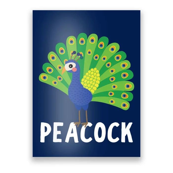 Peacock Shirts Cute Peacock Gift Poster