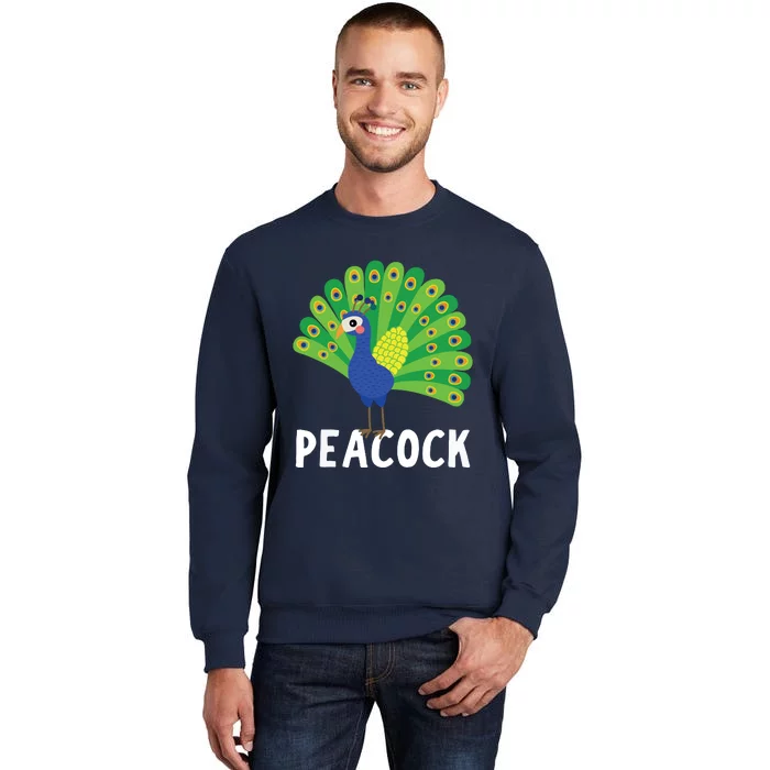 Peacock Shirts Cute Peacock Gift Tall Sweatshirt