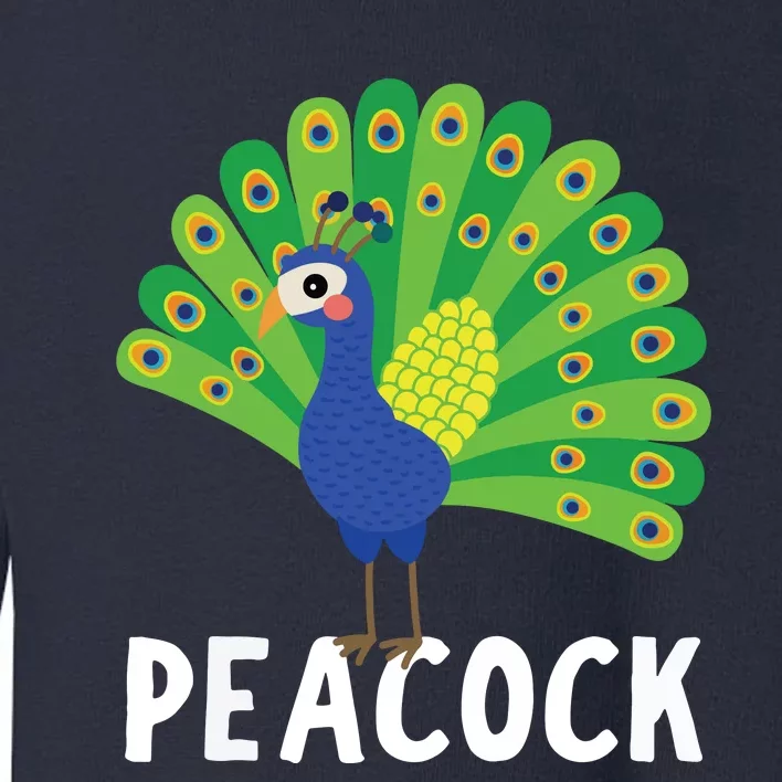 Peacock Shirts Cute Peacock Gift Toddler Sweatshirt