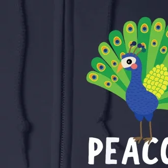 Peacock Shirts Cute Peacock Gift Full Zip Hoodie