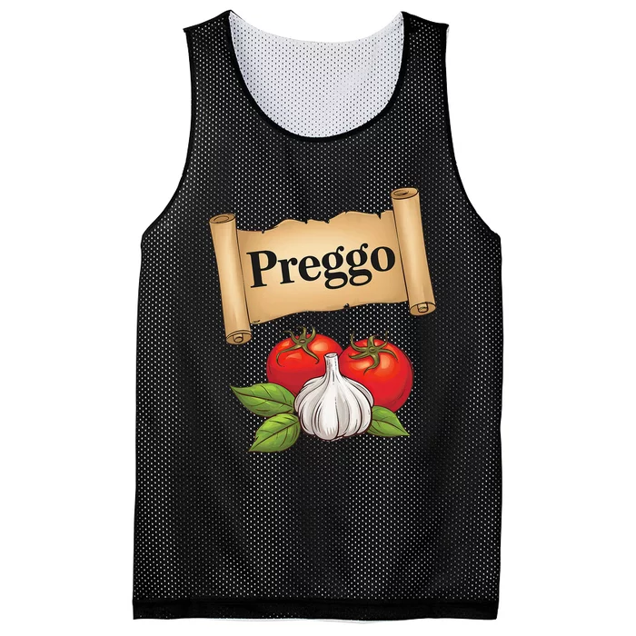 Preggo Sauce Cute And Funny Pregnancy Announcement Mesh Reversible Basketball Jersey Tank