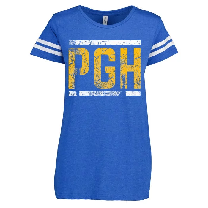 Pittsburgh Steel City Pennsylvania 412 Home Enza Ladies Jersey Football T-Shirt