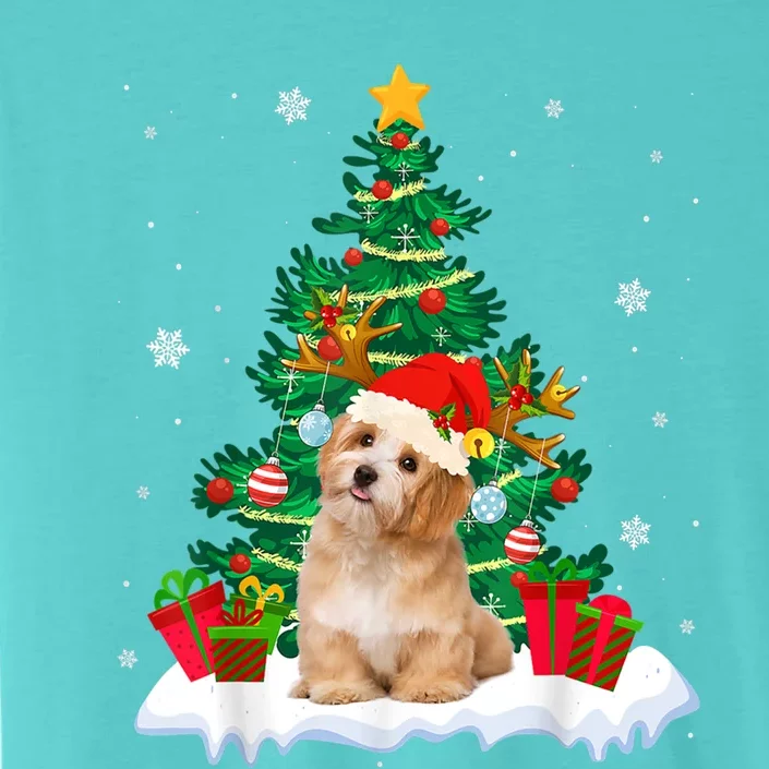 Poodle Santa Christmas Tree Light Pajama Dog Xmas Great Gift ChromaSoft Performance T-Shirt