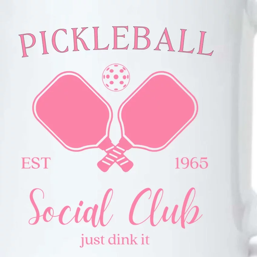 Pickleball Social Club Just Dink It Cute Pickleball Lover Gift Black Color Changing Mug