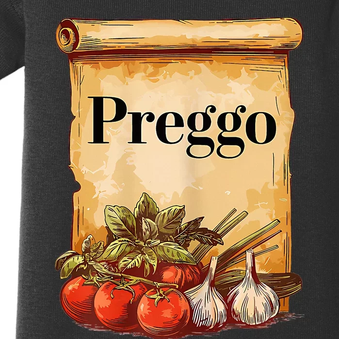 Preggo Sauce Cute And Funny Pregnancy Announcement Baby Bodysuit