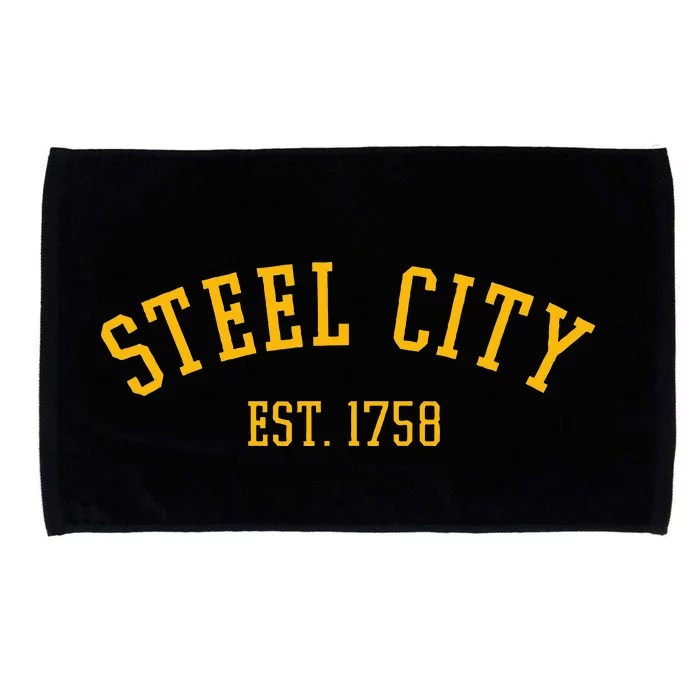 Pittsburgh Steel City Est. 1758 Microfiber Hand Towel