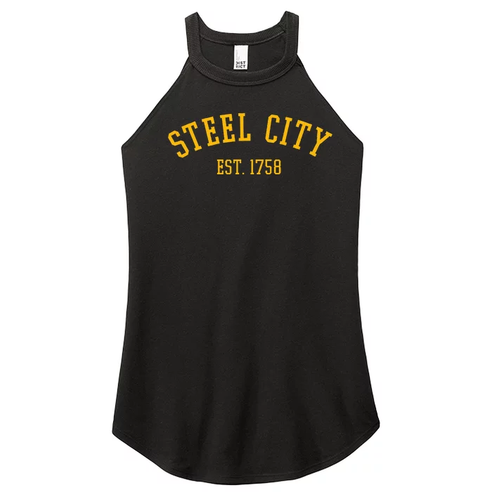 Pittsburgh Steel City Est. 1758 Women’s Perfect Tri Rocker Tank