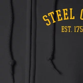 Pittsburgh Steel City Est. 1758 Full Zip Hoodie