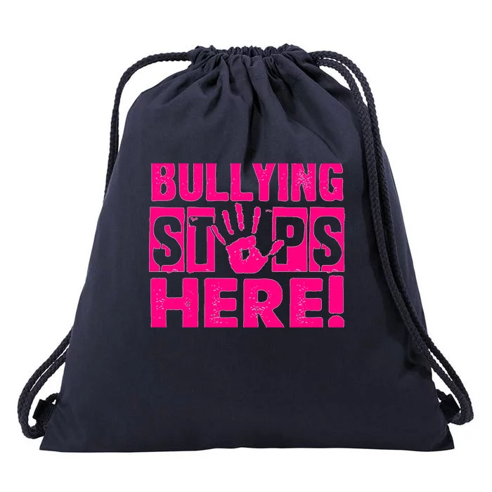 Pink Shirts Day Drawstring Bag