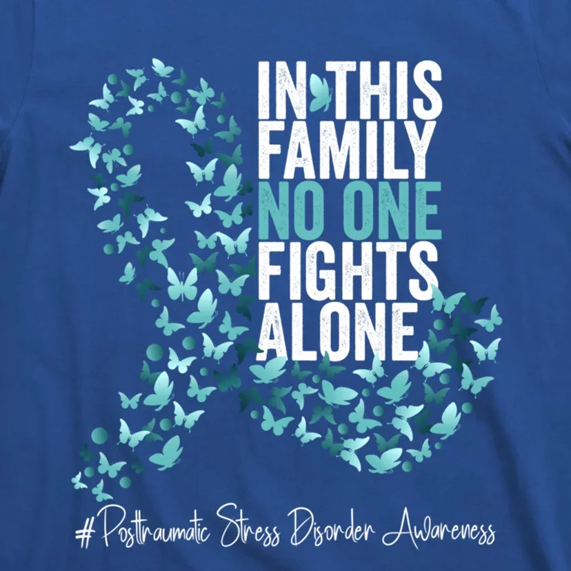 Posttraumatic Stress Disorder Awareness Month Teal Ribbon Great Gift T-Shirt