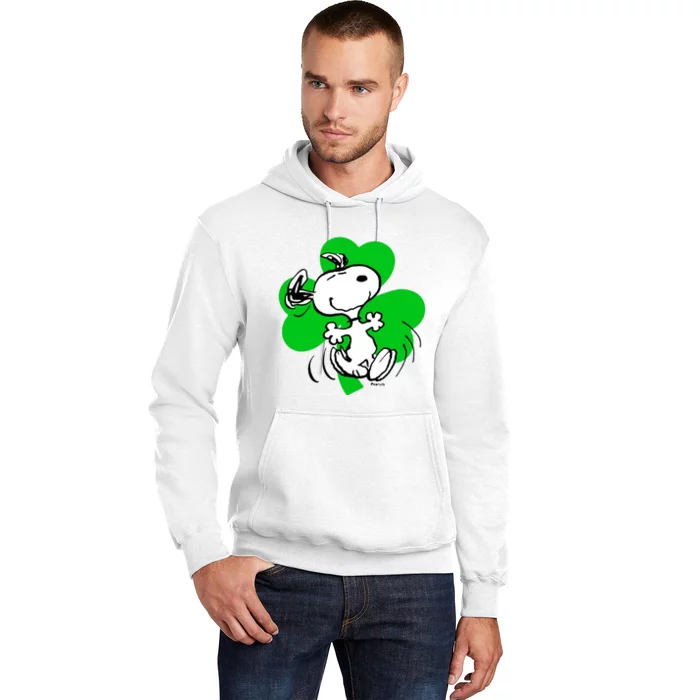 Peanuts Stpatricks Dancing Shamrock Hoodie