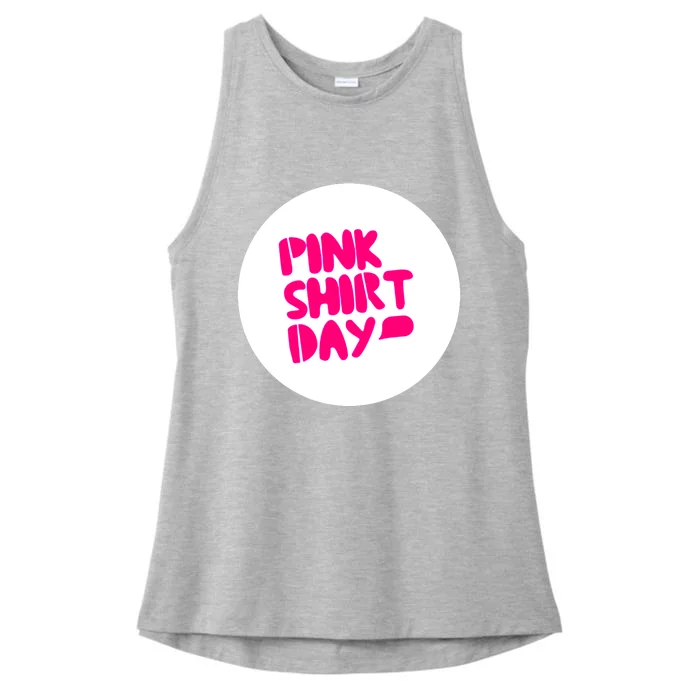 Pink Shirts Day Ladies Tri-Blend Wicking Tank