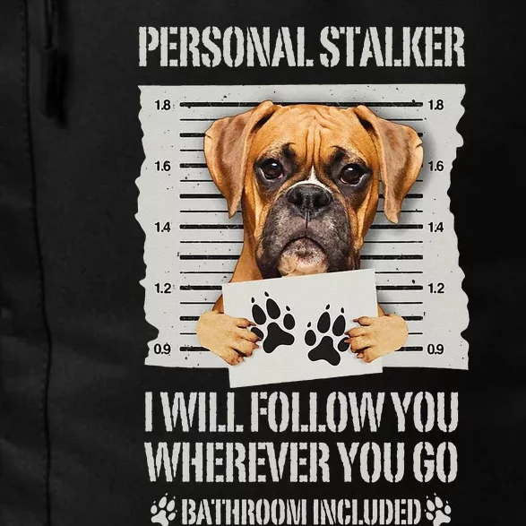 Personal Stalker Dog Boxer Daily Commute Backpack