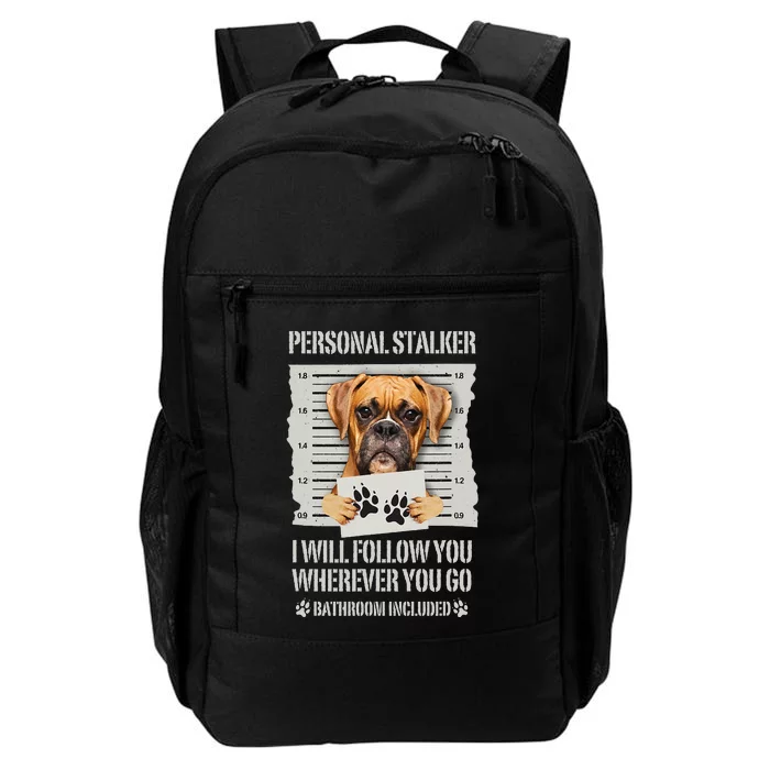 Personal Stalker Dog Boxer Daily Commute Backpack