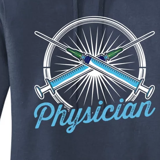 Physician Student Doctor Md Medical Practitioner Meaningful Gift Women's Pullover Hoodie