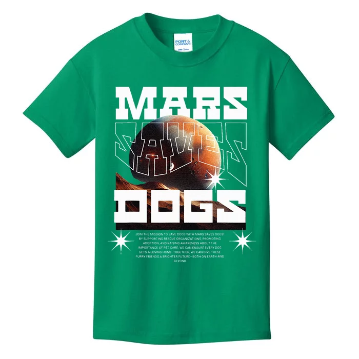 Planet Saves Dogs Kids T-Shirt