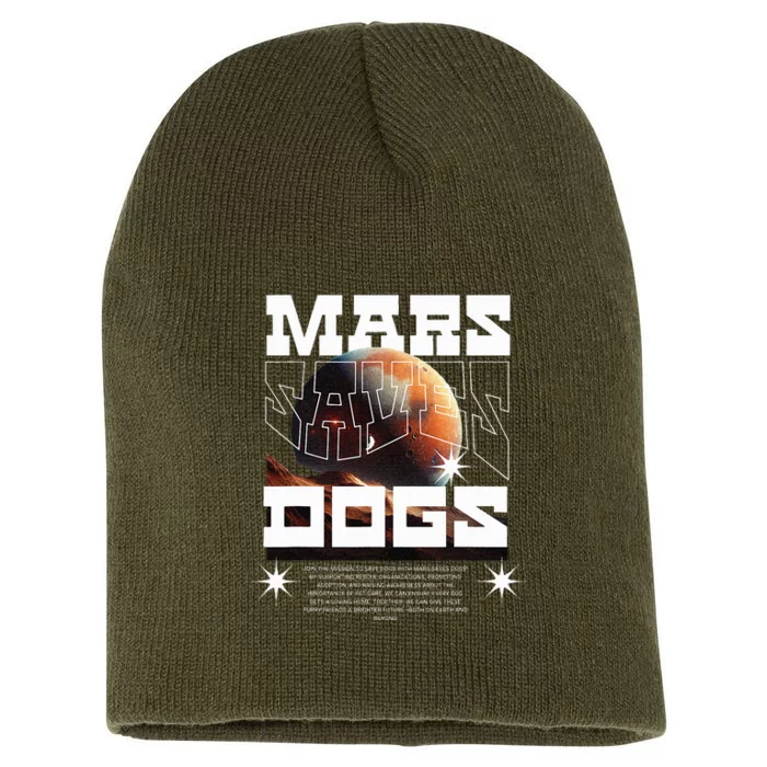 Planet Saves Dogs Short Acrylic Beanie