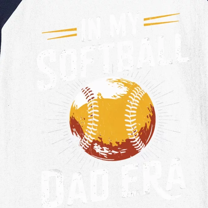 Proud Softball Dad Softball Dads In My Softball Dad Era Gift Baseball Sleeve Shirt