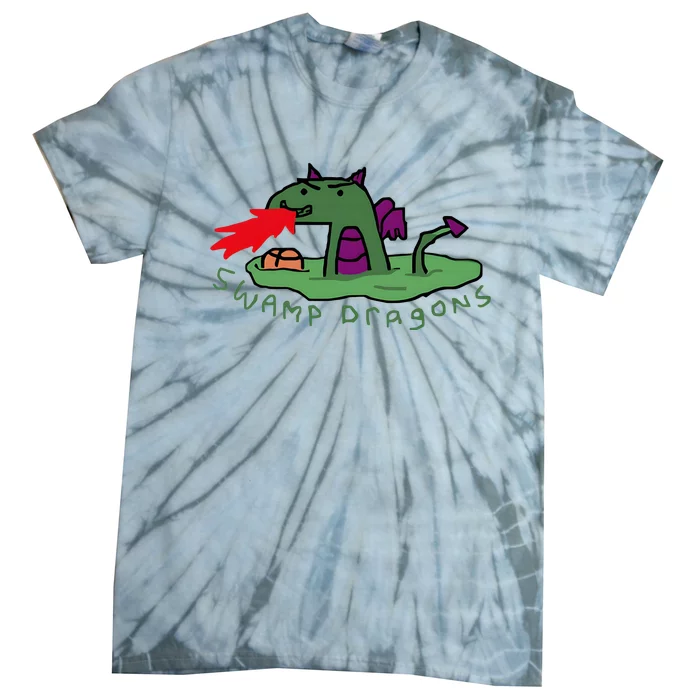 Paint Swamp Dragons Tie-Dye T-Shirt