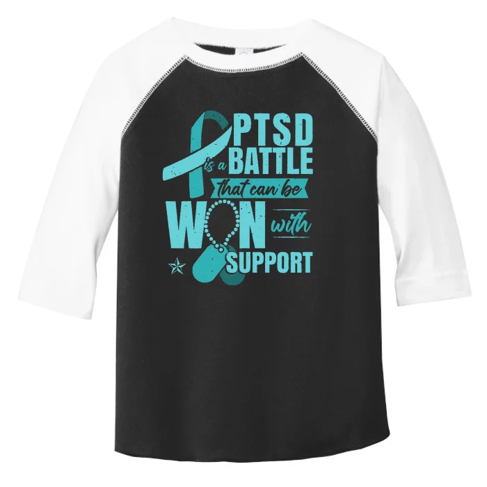 Posttraumatic Stress Disorder Support PTSD Toddler Fine Jersey T-Shirt