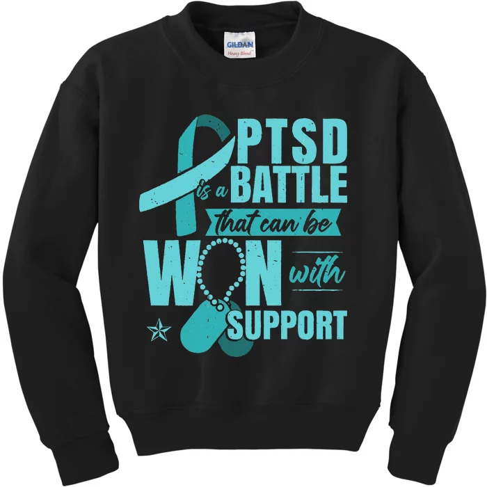 Posttraumatic Stress Disorder Support PTSD Kids Sweatshirt