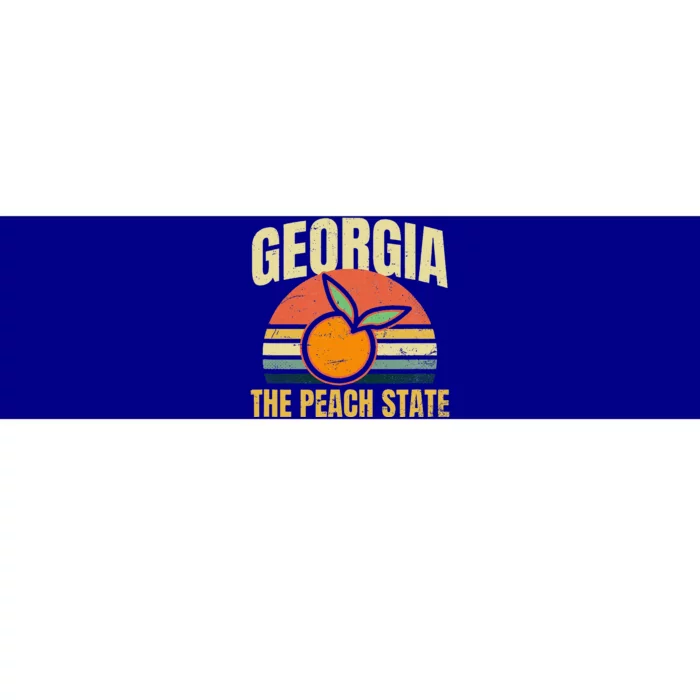 Peach State Design Georgia Peach Bumper Sticker