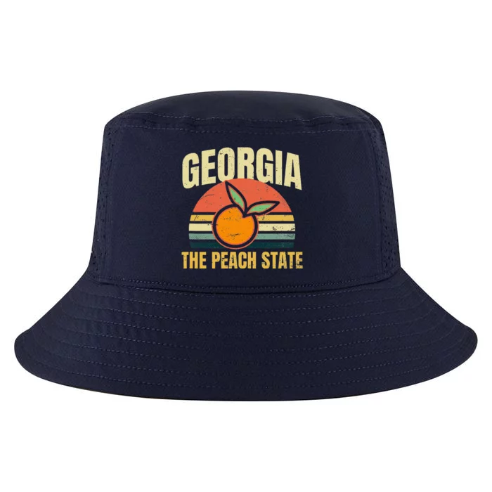 Peach State Design Georgia Peach Cool Comfort Performance Bucket Hat