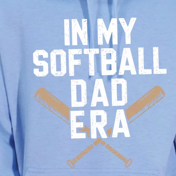 Proud Softball Dad Softball Team Dad In My Softball Dad Era Gift Unisex Surf Hoodie