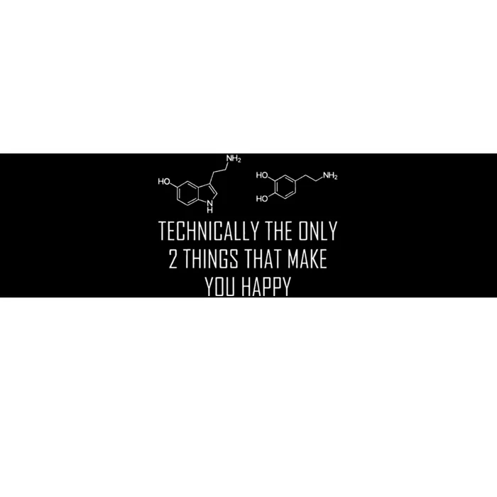 Psychology Serotonin Dopamine Chemical Formula Psychologist Bumper Sticker