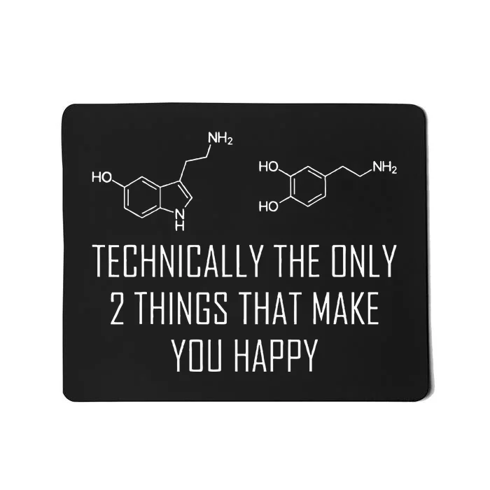 Psychology Serotonin Dopamine Chemical Formula Psychologist Mousepad