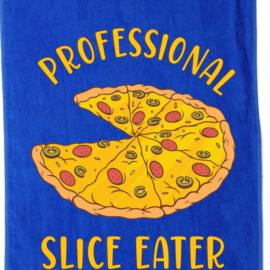 Professional Slice Eater Pizza Pie Lovers National Pizza Day Great Gift Platinum Collection Golf Towel