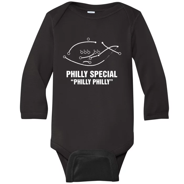 Philly Special Eagles Baby Long Sleeve Bodysuit