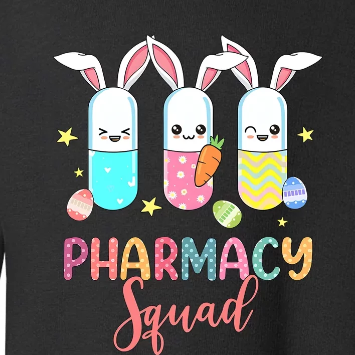 Pharmacy Squad Easter Day Nurse Toddler Sweatshirt