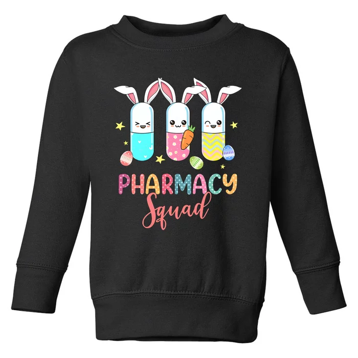 Pharmacy Squad Easter Day Nurse Toddler Sweatshirt