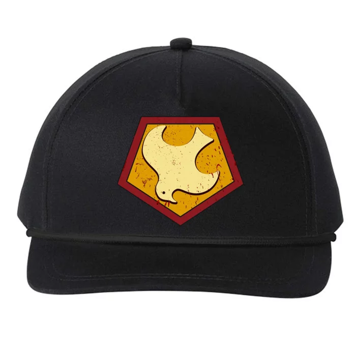 Peacemaker Superhero Emblem Snapback Five-Panel Rope Hat